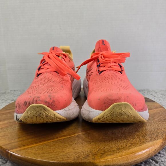 Asics Gel-Nimbus 25 Papaya Dusty Purple Athletic Daily Running Shoe Womens 8.5 - Picture 4 of 13